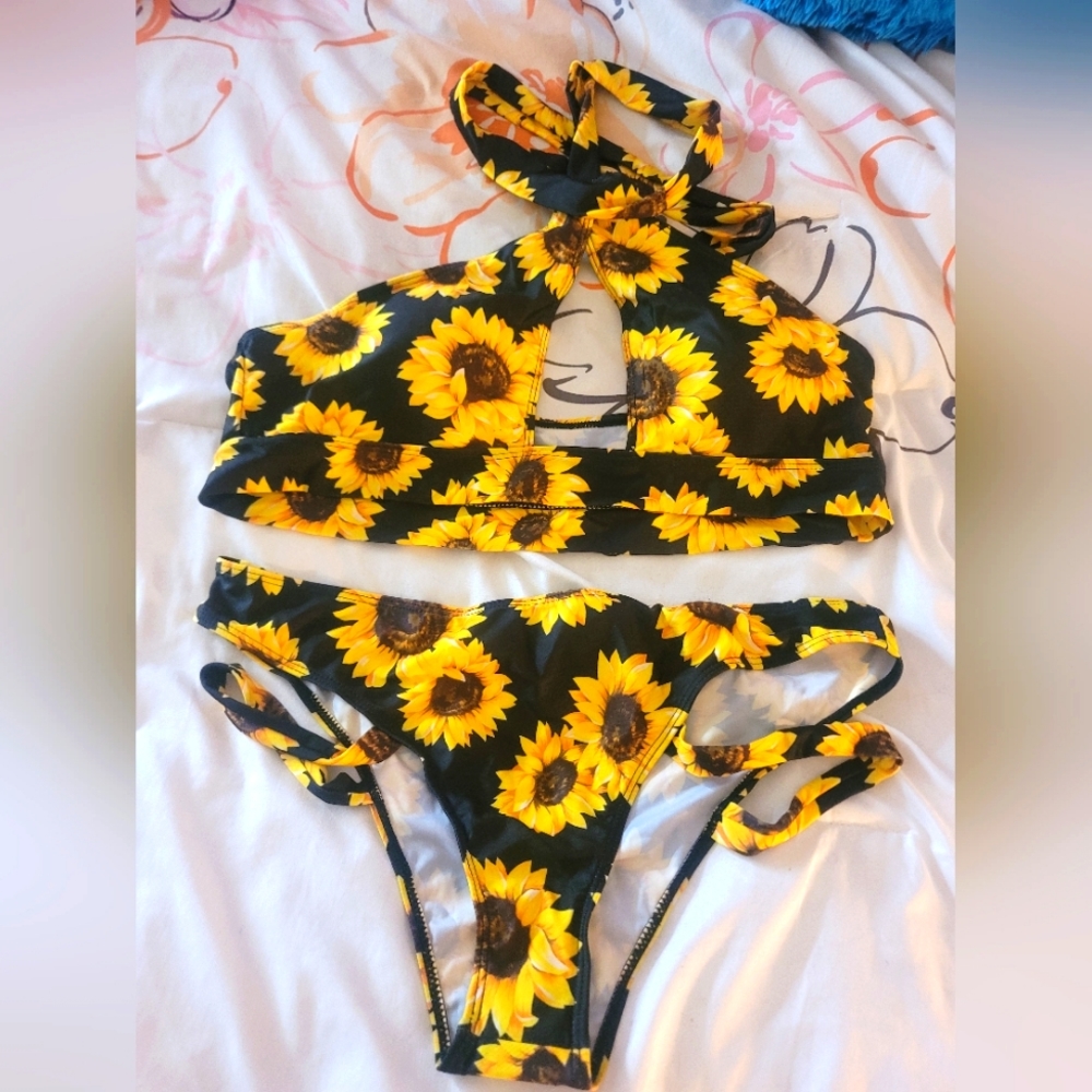 Sunflower bathing suit